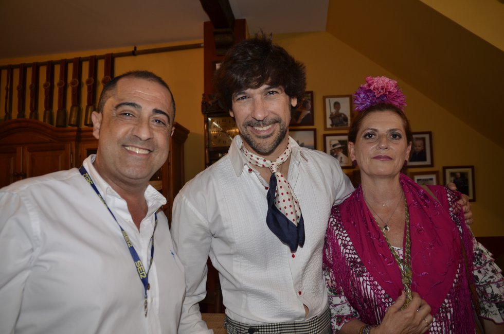 Jesús Carreño, Manuel Lombo y Magdalena Lirola Jesús Carreño, Manuel Lombo y Magdalena Lirola