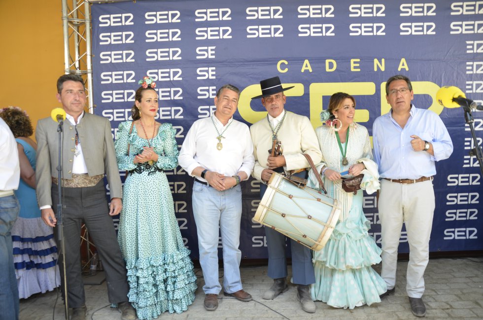 Álvaro Burgos, Bella Verano, Antonio Sanz, Gustavo Pedrero, Susana Díaz y Antonio Pulido Álvaro Burgos, Bella Verano, Antonio Sanz, Gustavo Pedrero, Susana Díaz y Antonio Pulido