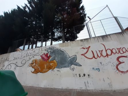 El Ayuntamiento borra el mural de Zurbaran pensando que era un grafiti El Ayuntamiento borra el mural de Zurbaran pensando que era un grafiti
