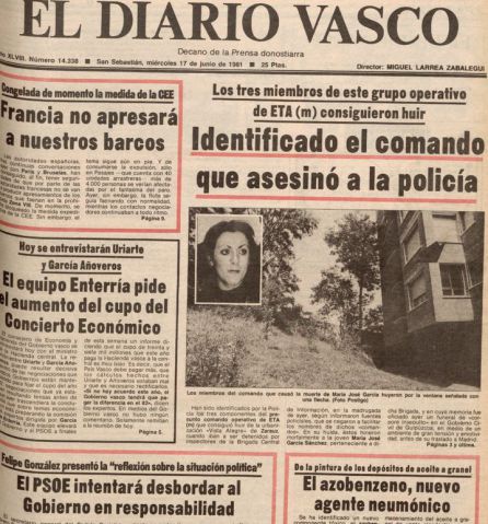 Capítulo 11.: María José García, la primera y única policía nacional asesinada por ETA Capítulo 11.: María José García, la primera y única policía nacional asesinada por ETA