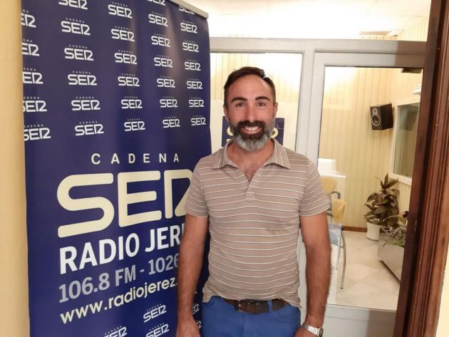 Rafael Monge, en Radio Jerez Rafael Monge, en Radio Jerez