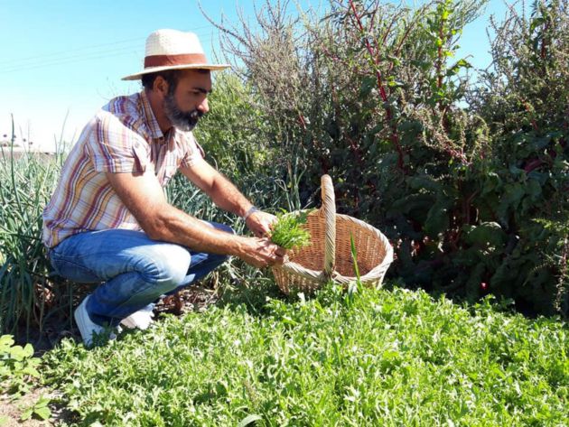 Rafael Monge, en su navazo de Bonanza Rafael Monge, en su navazo de Bonanza