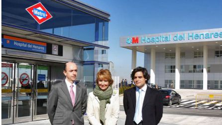 Manuel Lamea, Esperanza Aguirre y Juan José Güemes asisten a la inauguración de la ampliación de la línea 7b Manuel Lamea, Esperanza Aguirre y Juan José Güemes asisten a la inauguración de la ampliación de la línea 7b