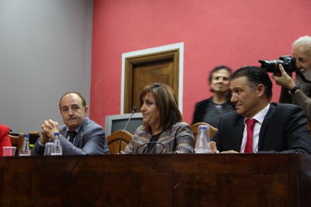 Concejales del PP, Javier Hernanz, Nuria Fernández y Marcos Sacristán Concejales del PP, Javier Hernanz, Nuria Fernández y Marcos Sacristán