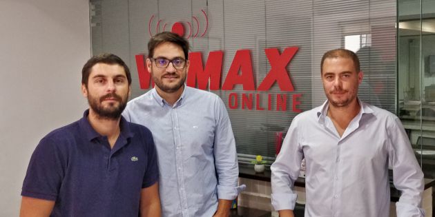 De izquierda a derecha, los fundadores y directivos de la empresa lorquina, Ángel Manuel Martínez, Francisco Molina y Javier Martínez De izquierda a derecha, los fundadores y directivos de la empresa lorquina, Ángel Manuel Martínez, Francisco Molina y Javier Martínez