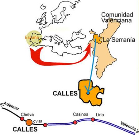 Calles, el pueblo más bonito de España Calles, el pueblo más bonito de España