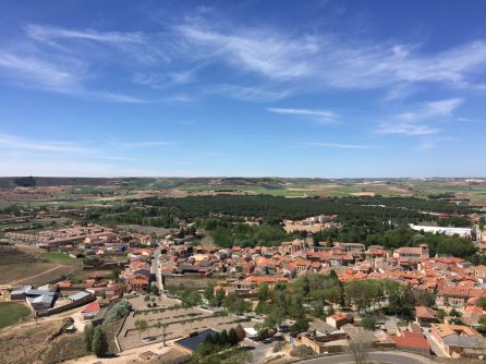 Vista de la localidad de Peñafiel desde el Castillo Vista de la localidad de Peñafiel desde el Castillo