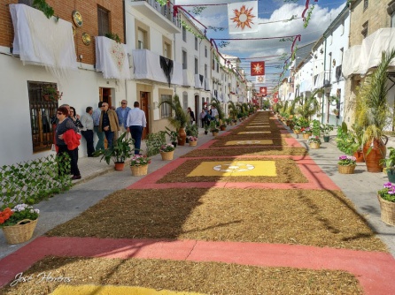 Calle del Corpus en 2018 en Villacarrillo Calle del Corpus en 2018 en Villacarrillo