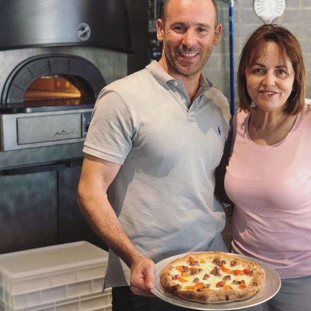 Amor a primera pizza Amor a primera pizza