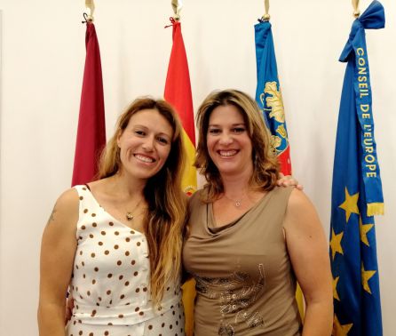 Las dos concejalas de Ciudadanos. Las dos concejalas de Ciudadanos.