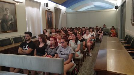 Los alumnos finalistas de doce institutos de la provincia en la recepción del ayuntamiento de Cazorla Los alumnos finalistas de doce institutos de la provincia en la recepción del ayuntamiento de Cazorla