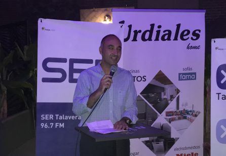 Tomás Arriero dando la bienvenida a los empresarios Tomás Arriero dando la bienvenida a los empresarios
