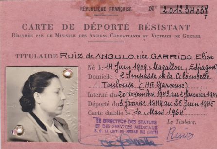 Elisa Garrido, reconocida por su labor en la resistencia Elisa Garrido, reconocida por su labor en la resistencia