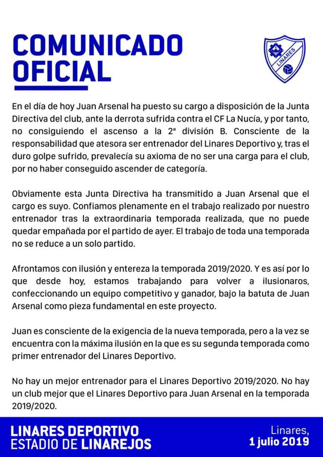 Juan Arsenal se queda Juan Arsenal se queda