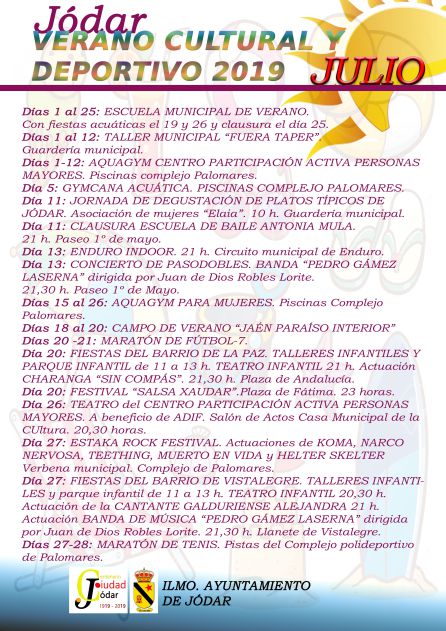 Cartel Anunciador de las actividades Cartel Anunciador de las actividades