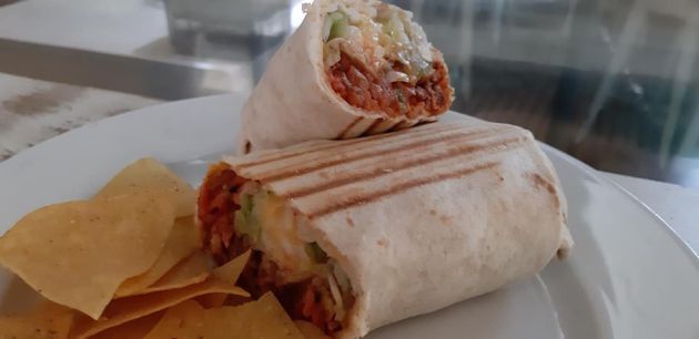 Burrito mexicano de pollo Burrito mexicano de pollo