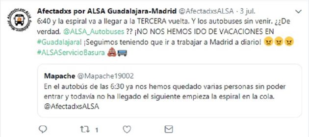Las colas y los enfados vuelven a la estación de autobuses de Guadalajara por los recortes veraniegos de ALSA: Las colas y los enfados vuelven a la estación de autobuses por los recortes veraniegos de ALSA Las colas y los enfados vuelven a la estación de autobuses de Guadalajara por los recortes veraniegos de ALSA: Las colas y los enfados vuelven a la estación de autobuses por los recortes veraniegos de ALSA