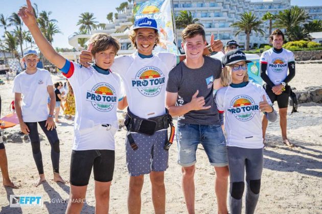 Podium de los menores de 16 años. Podium de los menores de 16 años.