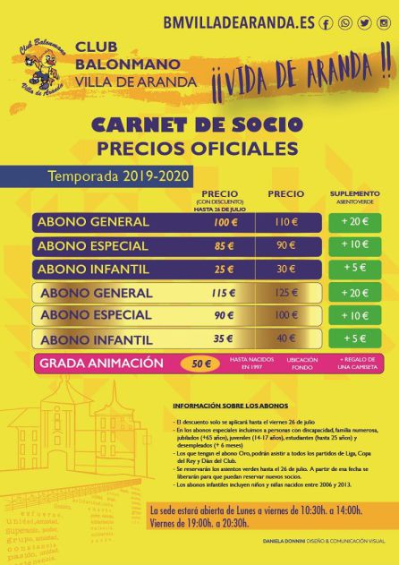 Tabla de precios de las diferentes categorías de carnets. Tabla de precios de las diferentes categorías de carnets.