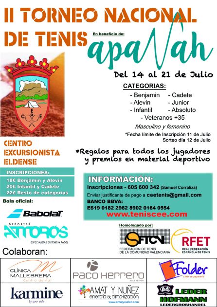 Cartel del torneo Cartel del torneo