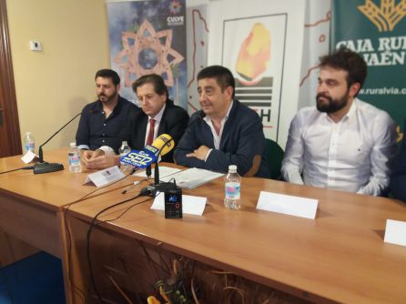 Momento de la intervención del presidente de la Diputación Provincial de Jaén, Francisco Reyes Momento de la intervención del presidente de la Diputación Provincial de Jaén, Francisco Reyes