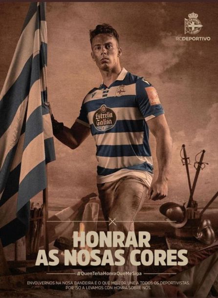 La camiseta del Dépor lucirá franjas horizontales La camiseta del Dépor lucirá franjas horizontales