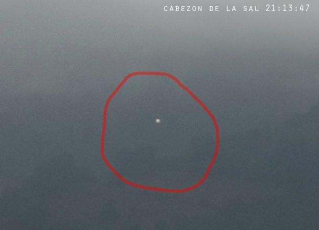 Objeto luminoso 'no identificado' sobre Cabezón de la Sal Objeto luminoso 'no identificado' sobre Cabezón de la Sal