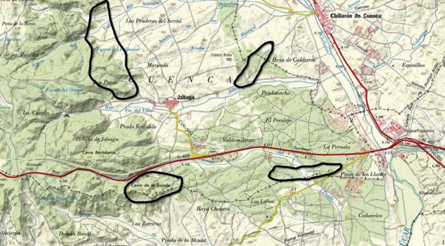 La búsqueda se ha centrado en los alrededores del pueblo de Jábaga. La búsqueda se ha centrado en los alrededores del pueblo de Jábaga.