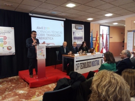 Arsenio Terrón en las Jornadas de Transición Ecológica en León Arsenio Terrón en las Jornadas de Transición Ecológica en León