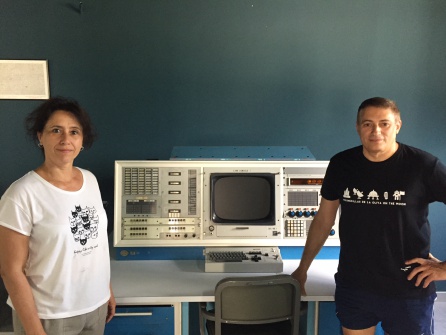 Elena Hernández y Pablo Alonso en el Museo Lunar de Fresnedillas de la Oliva. Elena Hernández y Pablo Alonso en el Museo Lunar de Fresnedillas de la Oliva.