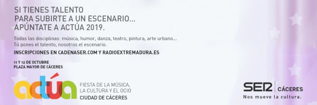 Actúa Cáceres 2019. El festival de la música, el humor, el teatro... por primera vez en la Plaza Mayor de Cáceres. Actúa Cáceres 2019. El festival de la música, el humor, el teatro... por primera vez en la Plaza Mayor de Cáceres.