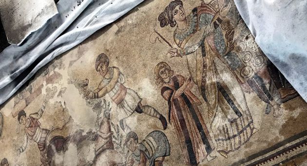 Mosaico romano de Noheda. Mosaico romano de Noheda.