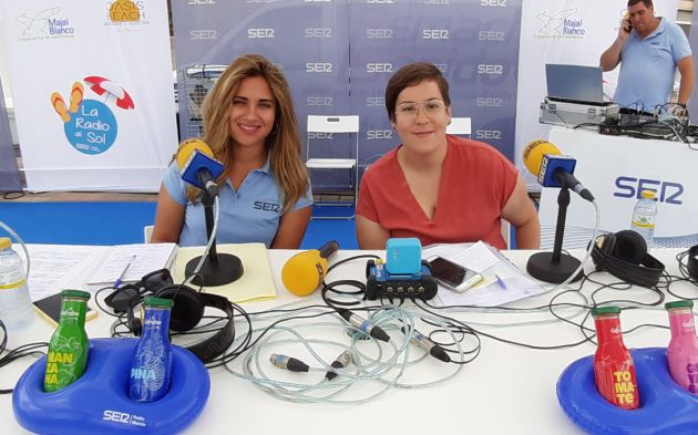Raquel Raja, junto a Nazaret Navarro Raquel Raja, junto a Nazaret Navarro