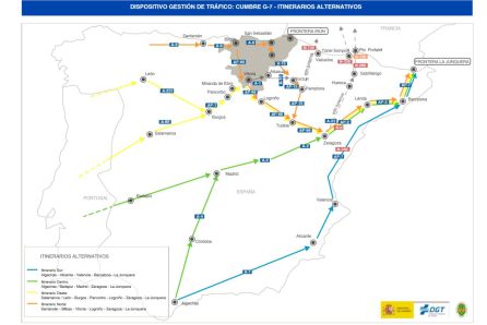 Primeras medidas especiales de regulación del tráfico por el G-7 Primeras medidas especiales de regulación del tráfico por el G-7