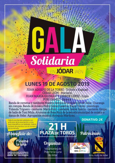 Cartel anunciador de la Gala Solidaria Cartel anunciador de la Gala Solidaria