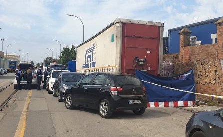Imagen del lugar donde fue encontrada este lunes la mujer de 46 años asesinada Imagen del lugar donde fue encontrada este lunes la mujer de 46 años asesinada