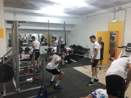 Trabajo en el gimnasio Trabajo en el gimnasio