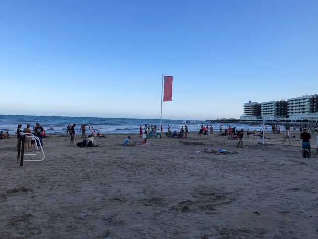 Alicante bate el récord de precipitación en una noche de verano Alicante bate el récord de precipitación en una noche de verano