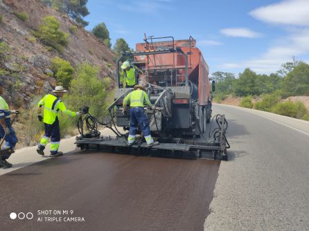 Trabajos en uno de los tramos de la A-401 Trabajos en uno de los tramos de la A-401