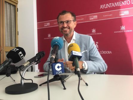 David Dorado, durante una rueda de prensa en el Ayuntamiento David Dorado, durante una rueda de prensa en el Ayuntamiento