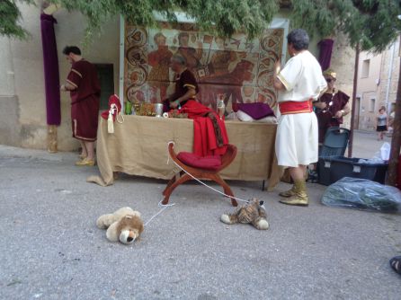Las fieras no pueden faltar en un evento de la antigua Roma como éste Las fieras no pueden faltar en un evento de la antigua Roma como éste