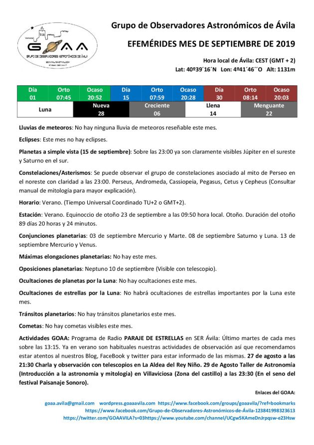 Noticias Ávila: El movimiento de los planetas Noticias Ávila: El movimiento de los planetas