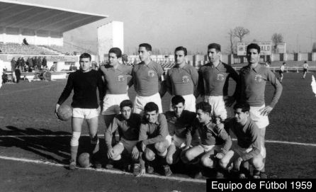 Uno de los “onces” del Vitoria en 1959 Uno de los “onces” del Vitoria en 1959