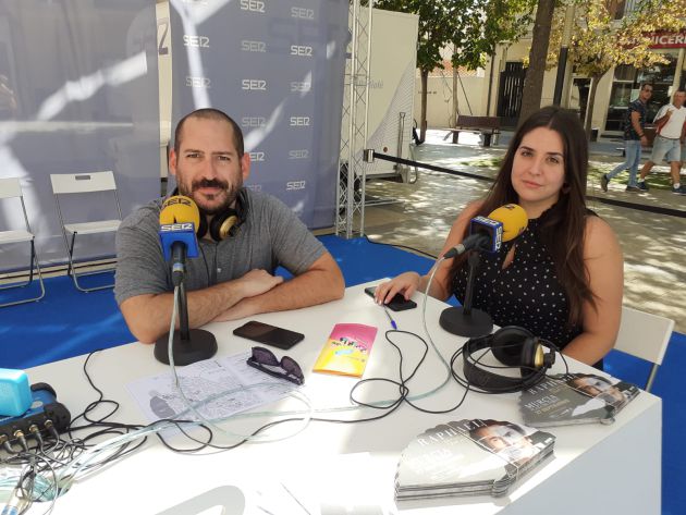 Álvaro Ayala y Criztina Ruiz, concejal de Comunicación del ayuntamiento de Calasparra Álvaro Ayala y Criztina Ruiz, concejal de Comunicación del ayuntamiento de Calasparra