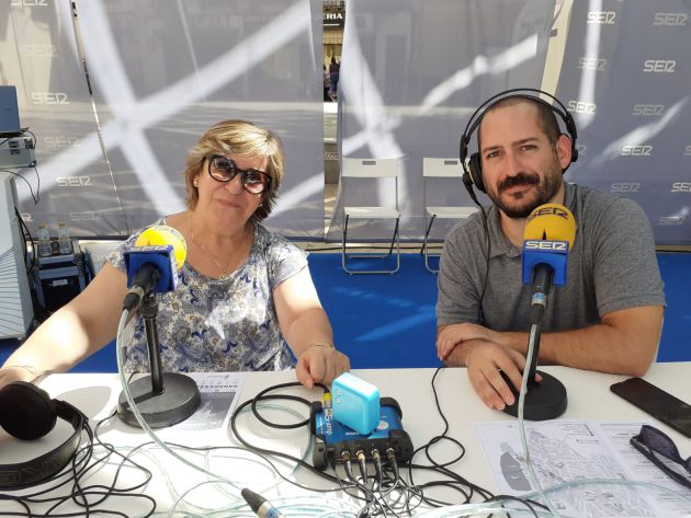 Fulgen Sánchez, presidenta de la Fundación Virgen de la Esperanza y Álvaro Ayala Fulgen Sánchez, presidenta de la Fundación Virgen de la Esperanza y Álvaro Ayala
