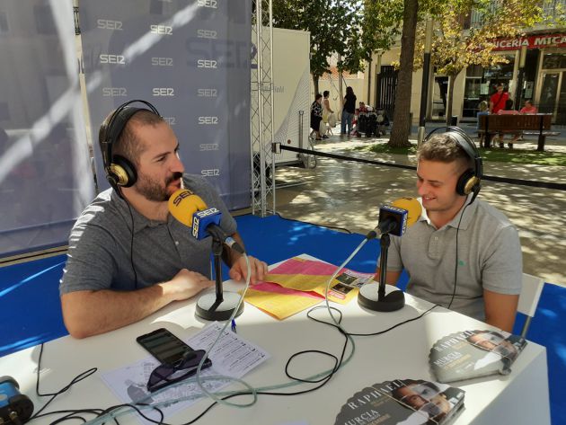 Álvaro Ayala y Juan José López, concejal de Juventud del ayuntamiento de Calasparra Álvaro Ayala y Juan José López, concejal de Juventud del ayuntamiento de Calasparra
