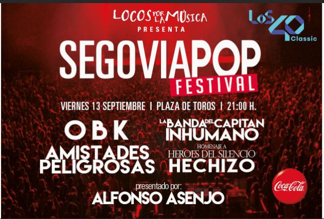 Cartel del Festival Segovia Pop 2019 Cartel del Festival Segovia Pop 2019