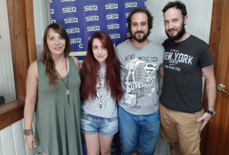 Ana Gómez, Teresa García, Manu Flores y Antonio Florían en SER Linares Ana Gómez, Teresa García, Manu Flores y Antonio Florían en SER Linares
