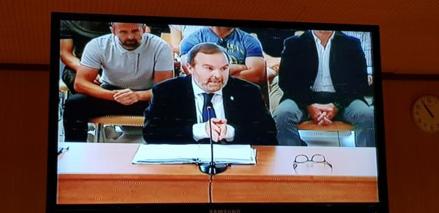 Fernando Sainz de Varanda, vicepresidente y consejero delegado del Real Zaragoza, actua como representante del club en el juicio Fernando Sainz de Varanda, vicepresidente y consejero delegado del Real Zaragoza, actua como representante del club en el juicio