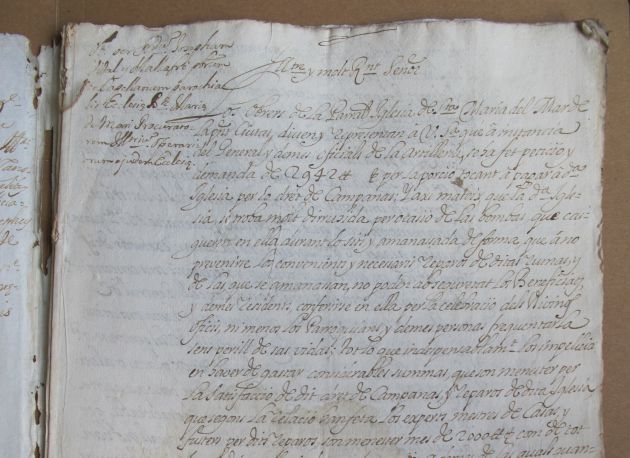 Santa Maria del Mar va vendre les seves joies per reparar els danys del 1714 Santa Maria del Mar va vendre les seves joies per reparar els danys del 1714